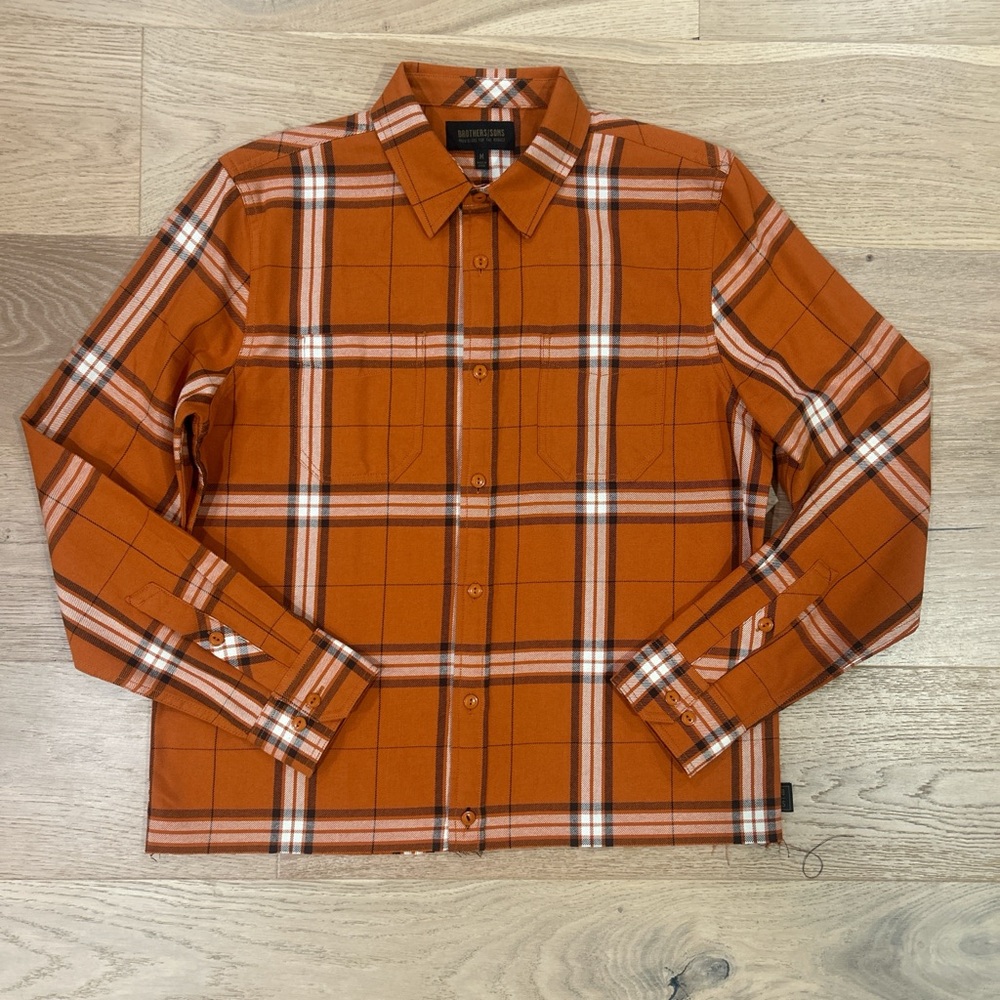 Brother Rust Plaid Men's Shirt